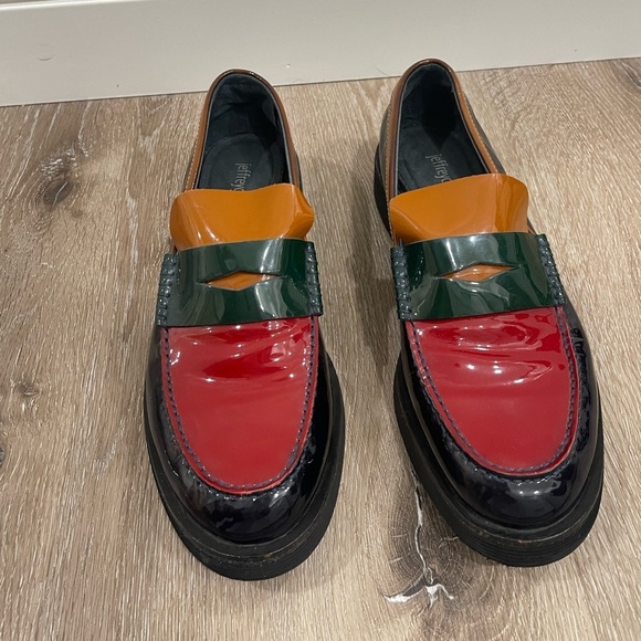 Jeffrey Campbell Lenna Penny Loafers Colorful - Picture 4 of 10